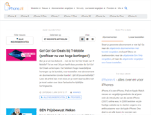 Tablet Screenshot of iphone.nl